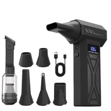 P70 Cordless Compressed Air Duster 110000RPM 4 Gear Turbo Blower LED PC Cleaning picture