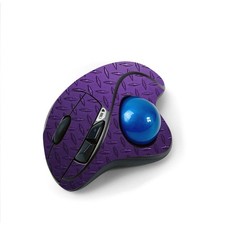 Skin for Logitech M570 Wireless Trackball Mouse - Purple Diamond Plate picture
