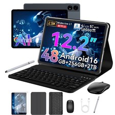 TABWEE T60 Android 16 Tablet 12.2 Inch 2.5K 48GB RAM 256GB 10000mAh 4G LTE WiFi picture