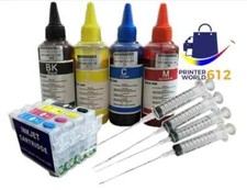 Refillable ink cartridges+400ml Ink Sublimation compatible with Printer WF7610 picture