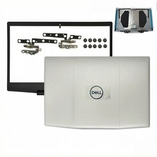 For Dell G3 15 3590 G3 15 3500 P89F 03HKFN White LCD Back Cover Lid Bezel Hinges picture