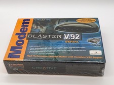 SEALED Creative Modem Blaster V.92 Serial External 56K Dial-Up Modem Retro PC picture