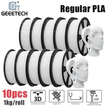 10KG New Geeetech 3D Printer White PLA Filament 1.75mm PLA Consumables 1kg/Roll picture
