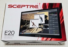 SCEPTRE E20 LED Monitor 20” 1600x900 HDMI VGA DVI 60Hz New In Original Box NIB picture