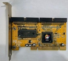 SIIG SC-PE4A12 Dual Ultra ATA PCIe Card - Tested & Working Necromancer's Tool picture
