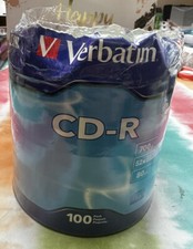 Verbatim 96524 CD-R 700MB Media Disc - About 20 missing Approx 80 Total CDs. picture