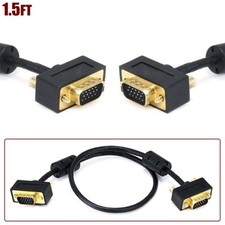 1.5FT Ultra Slim SVGA Super VGA DB-15 Monitor Cable with Ferrite Cores 30/32AWG picture