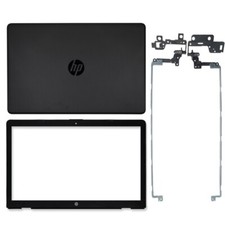 NEW for HP 17-BS 17-AK 17-AY Black LCD Back Cover+Front Bezel+Hinges(L+R)  US picture