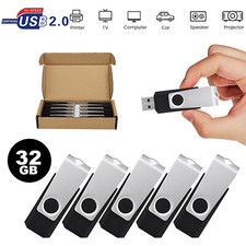 1-5Pack 32GB USB 2.0 Flash Drives Memory Sticks Data Storage Swivel Drive U Disk picture