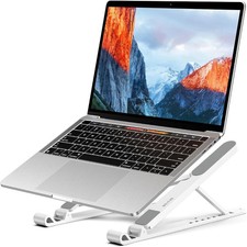LS01 Pro Ergonomic Laptop Stand, Plastic Laptop Riser, Portable and Adjustable picture