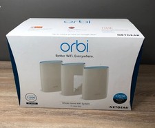 Orbi Rbk53 Mesh Wifi System by Netgear - White - 1 Router And 2 Extenders picture