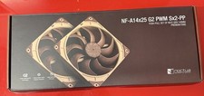 Noctua NF-A14x25 G2 PWM 140mm PC Case Radiator Fans 3-Pack Sx2-PP picture