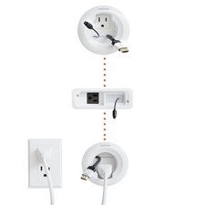 In Wall Cable Management for TV and Soundbar picture