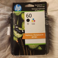 HP 60 Black & Tri-Color Original Ink Cartridges Pack N9H63FN DeskJet Envy PhotoS picture