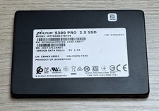 Micron 5300 PRO 3.84TB Enterprise SATA SSD MTFDDAK3T8TDS 95%+ Health Low Hours picture