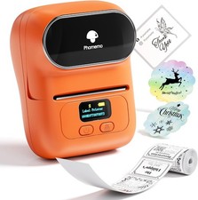 Phomemo M110 Thermal Label Printer Barcode Maker Mini Bluetooth Wireless LOT picture