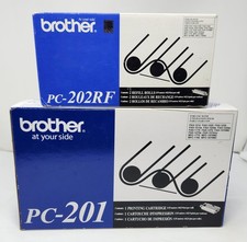 Brother PC-202RF Refill Rolls & PC-201 Printing Cartridge – New in Box picture