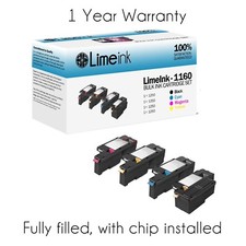 4 1660w Toner Cartridge Black Color For Dell Laser C1660 C1660w C1660cnw 1660 picture