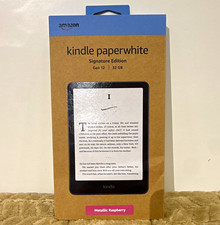 Amazon Kindle Paperwhite Signature Edition 12th Gen 32GB 7in Wi‑Fi Raspberry picture