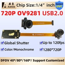 120fps 720P OV9281 Camera Module High Speed Global Shutter Monochrome FPC Cable picture