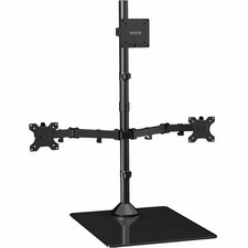 VIVO Triple Monitor Glass Base Desk Stand, 1 Ultrawide to 49
