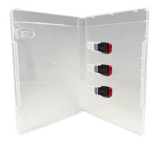 PREMIUM SUPER Clear USB Flash Drive Cases 14MM Lot picture