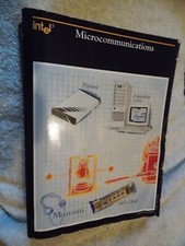 Original Intel Databook 1991 vintage Microcommunications Guide BOOK picture