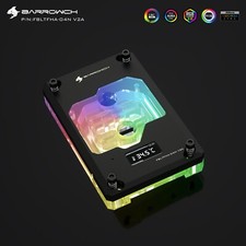 Barrowch CPU Water Block for AMD RYZEN AM4 AM5 Temperature TFT Digital display picture
