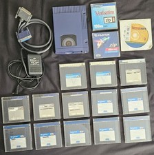 Iomega Zip100 Bundle - parallel drive, 15 discs (2 New), cables, software ⚔️B&B picture
