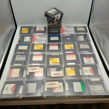 Iomega Maxell Zip Disks Lot of 46 Mixed 250MB 100MB Vintage Data Storage & Cases picture