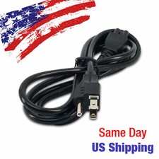 6 Feet 3 Prong NEMA 5-15P IEC 60320 C5 AC Power Cable Cord Laptop Lot picture