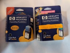 HP 51629A And HP51626A Inkjet Print Cartridges, Both Large Black, Both Expired  picture
