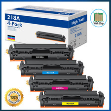 4PK WITH CHIP W2180A Toner For HP 218A LaserJet Pro 3201dw MFP 3301cdw 3301sdw picture