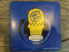 Vintage Intel Inside Matt Groening Homer Simpson 1998 Mouse Pad picture