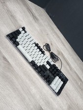 MageGee K1 LED Backlit Gaming Keyboard 104-Key USB Wired Rainbow Light PC picture