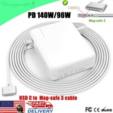 96W 140W USB C To Mag3 Charger For Macbook Air / Pro 13 14 15 16 Inch 2021-2026 picture