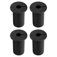 4 PCS Wall Grommets for Cables 3/4 Inch Cable with 7mm Hole Silicone Black picture