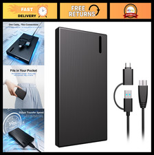 160GB Portable External Hard Drive - USB 3.0 & Type-C for PC, Mac, Xbox, PS5 - F picture