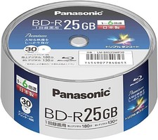 Panasonic 6x BR disc  single layer 25GB additional 30 spindles LM BRS25MP30 picture