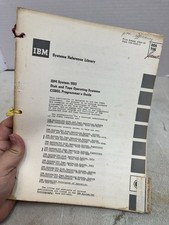 IBM System/360 COBOL Programmer's Guide Disk & Tape Operating Systems Manual picture