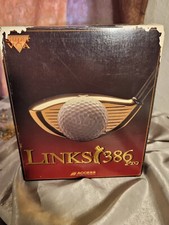 LINKS 386 PRO 1992 ACCESS SOFTWARE GOLF SIM SPORTS PC GAME DOS 3.5