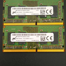 Micron 8GB (2x4GB) DDR4 SO-DIMM PC4-2666V 260-Pin Non-ECC MTA4ATF51264HZ-2G6E1 picture