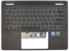 Original NORDIC Keyboard w/ Palmrest Cover HP OMEN Transcend 14 RGB Backlit picture