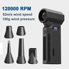 Turbo Jet Blower Air Duster Powerful Air Blower 120000RPM 52M/S Mini Violent Fan picture