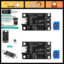 USB-C PD 3.0 QC Trigger Charging Module 5V-28V Adjustable Voltage 2PCS Fast Char picture