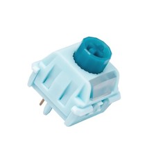 35 PCS WS BigLucky Keyboard Switches Tactile LED Diffuser 5 Pins Pre Lubed Blue picture
