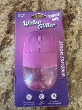 Pink -Water Glitter Sparkles Kawaii Glitter Explosion Camp Wireless Laptop Mouse picture