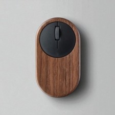 Hacoa Wooden Wireless Mouse Walnut Handmade Made in Japan NEW FS picture