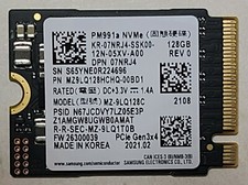 NEW Dell Inspiron 3502 128GB SSD 7NRJ4 PM991A NVMe Samsung MZ-9LQ128C PCIe Gen3  picture