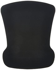 BLACK - AMAZON BASICS IRREGULAR ERGONOMIC GEL COMPUTER MOUSE PAD WITH WRIST REST picture